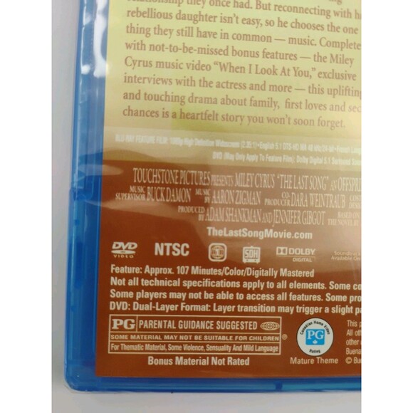 The Last Song (2010) - Blu-ray + DVD [Sealed] - Picture 9 of 14